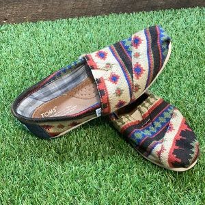 Toms Aztec Wool slip -on
